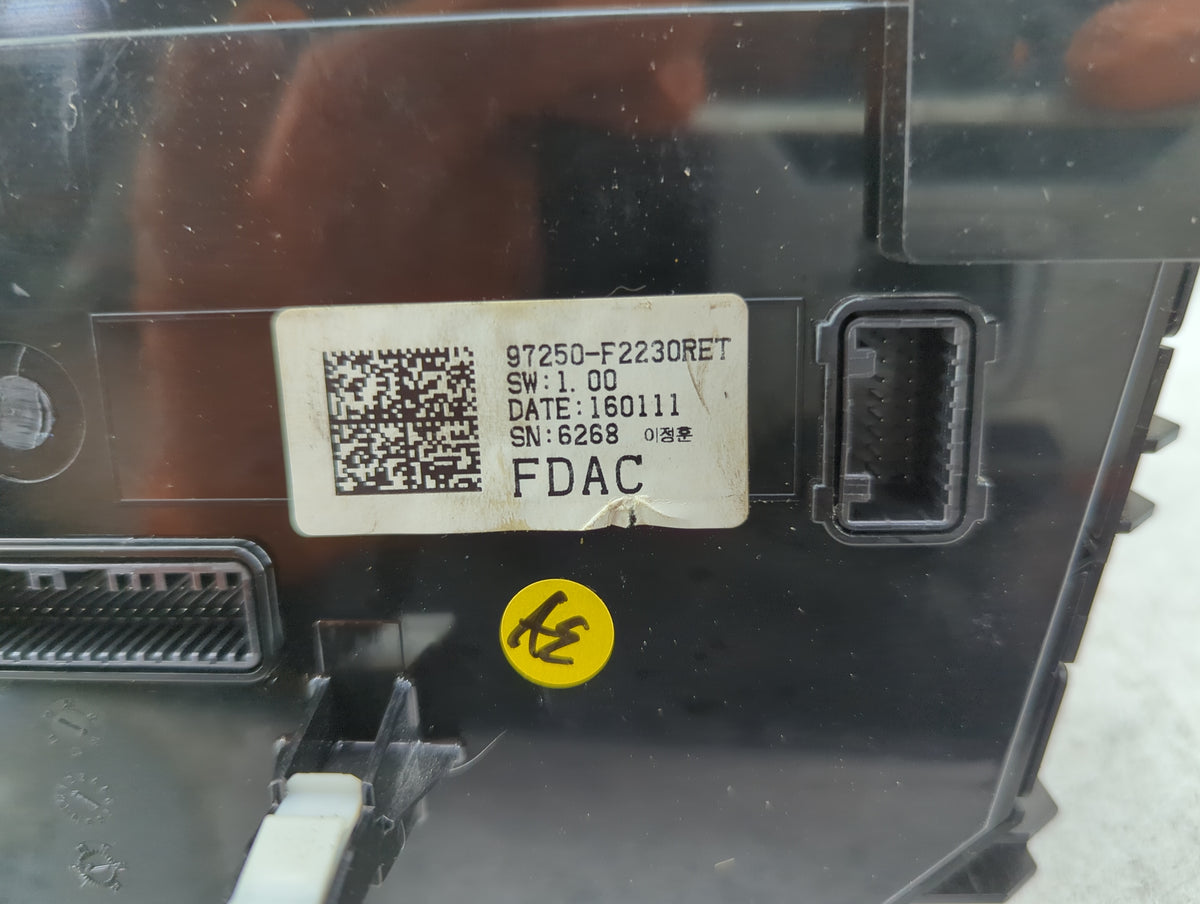 2017-2018 Hyundai Elantra Climate Control Module Temperature AC/Heater Replacement P/N:97250-F2230RET 97250-F2XXX Fits OEM U