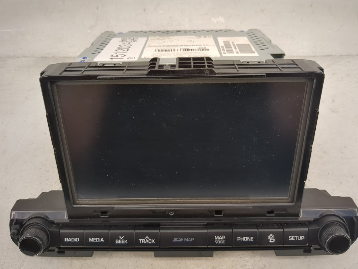 2017-2018 Hyundai Elantra Information Radio Display Screen 1512034 - Oemusedautoparts1.com