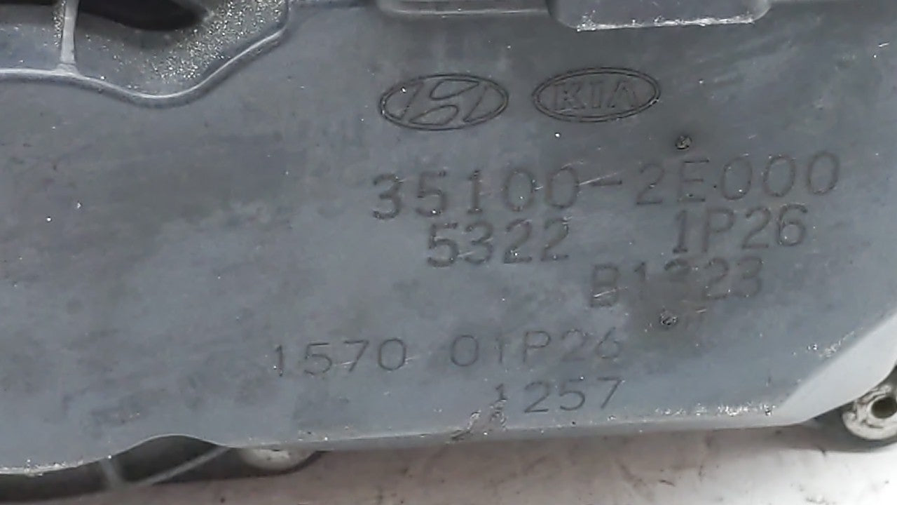 2011-2018 Hyundai Elantra Throttle Body P/N:35100-2E000 Fits Fits 2011 2012 2013 2014 2015 2016 2017 2018 2019 OEM Used Auto