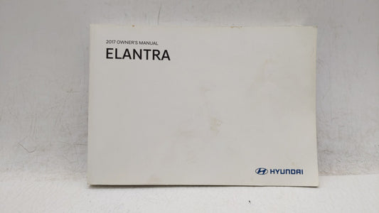 2017 Hyundai Elantra Owners Manual Book Guide OEM Used Auto Parts - Oemusedautoparts1.com