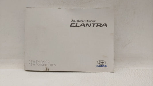 2017 Hyundai Elantra Owners Manual Book Guide OEM Used Auto Parts - Oemusedautoparts1.com