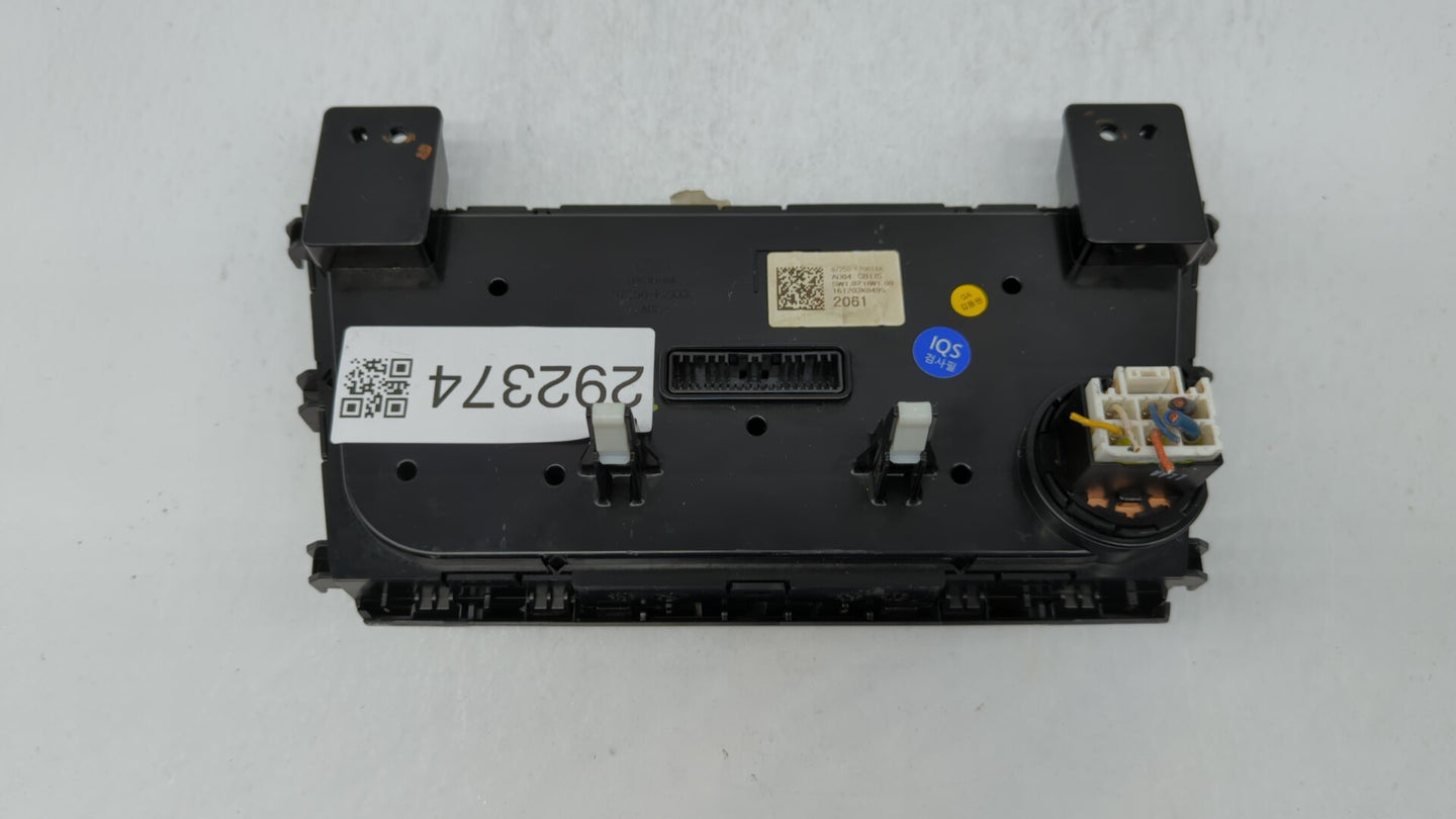 2017-2018 Hyundai Elantra Climate Control Module Temperature AC/Heater Replacement P/N:97250-F20614X 97250-F2AH0 Fits OEM Us