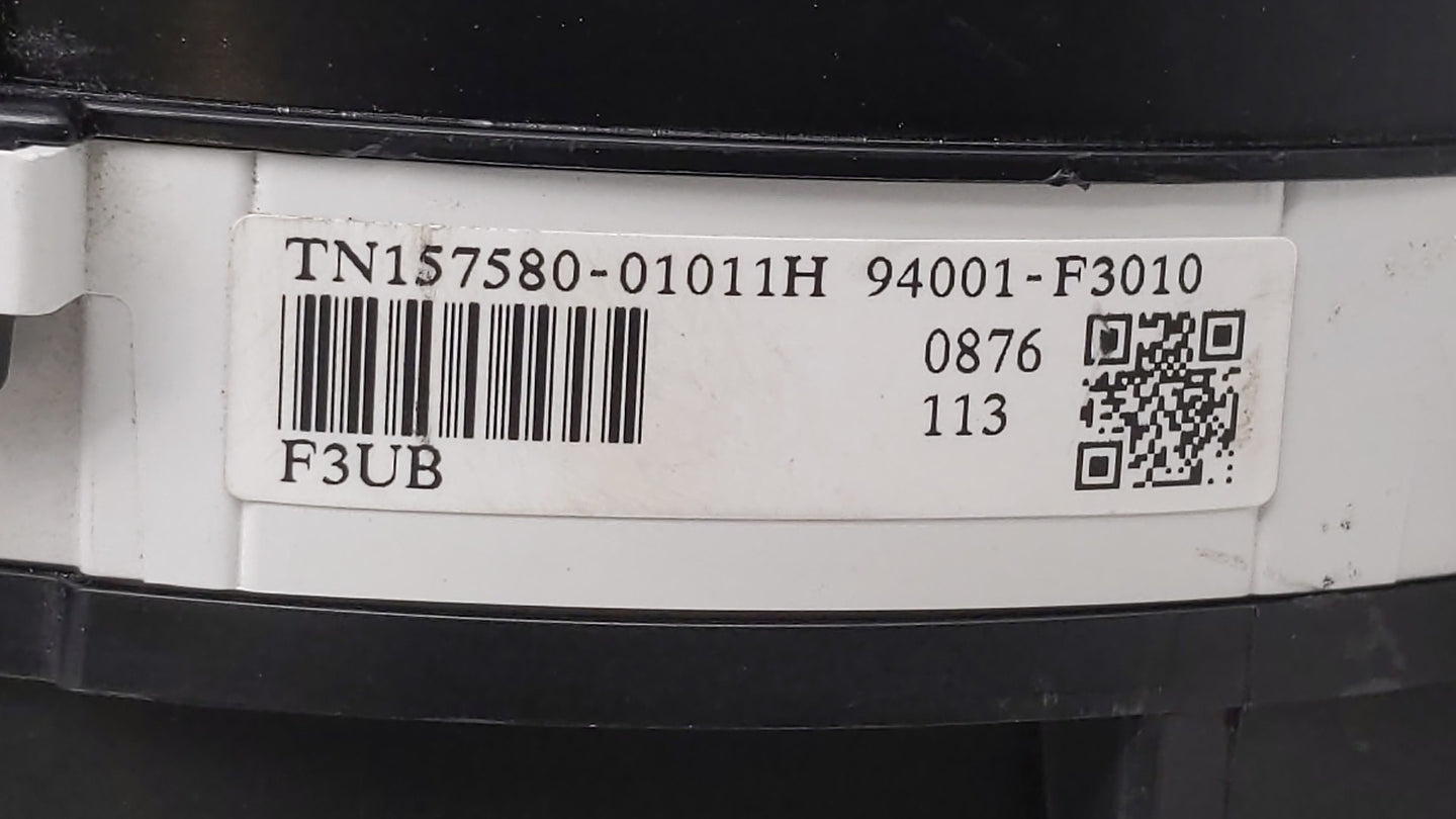 2017-2018 Hyundai Elantra Instrument Cluster Speedometer Gauges P/N:94001-F3011 94001-F3010 Fits Fits 2017 2018 OEM Used Aut