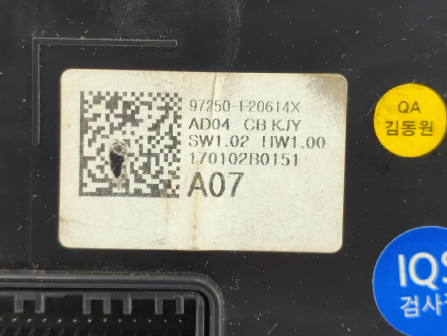 2017-2018 Hyundai Elantra Climate Control Module Temperature AC/Heater Replacement P/N:97250-F20614X 97250-F2AH0 Fits OEM Us