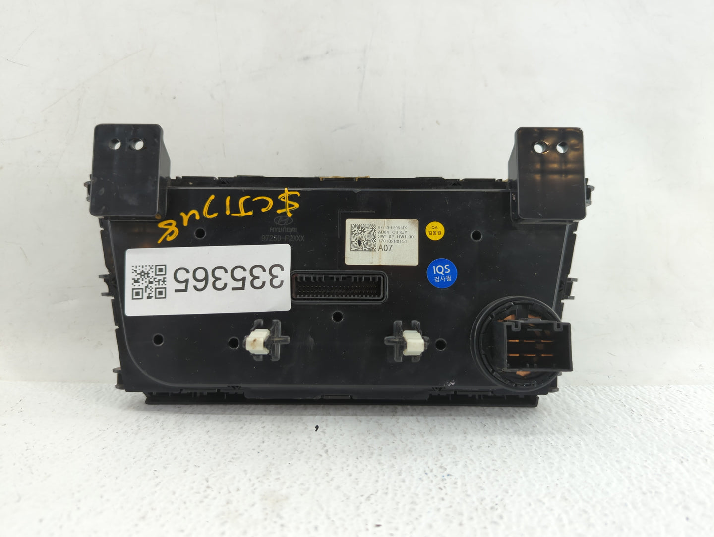 2017-2018 Hyundai Elantra Climate Control Module Temperature AC/Heater Replacement P/N:97250-F20614X 97250-F2AH0 Fits OEM Us