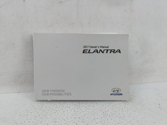compare product 2017 Hyundai Elantra Owners Manual Book Guide OEM Used Auto Parts