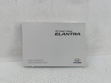 2017 Hyundai Elantra Owners Manual Book Guide OEM Used Auto Parts - Oemusedautoparts1.com
