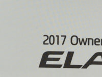 2017 Hyundai Elantra Owners Manual Book Guide OEM Used Auto Parts - Oemusedautoparts1.com