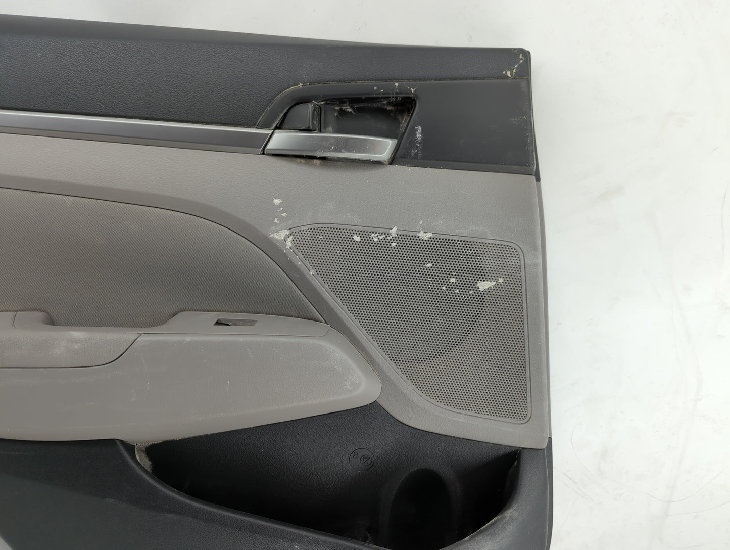 2017 Hyundai Elantra Rear Left Driver Interior Door Panel Trim Grey - Oemusedautoparts1.com