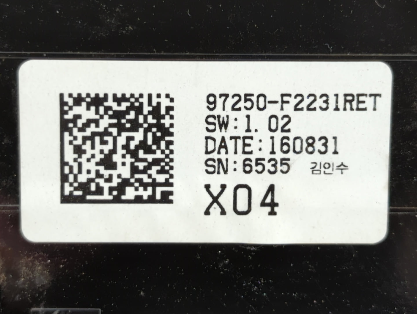 2017-2018 Hyundai Elantra Climate Control Module Temperature AC/Heater Replacement P/N:97250-F2231RET 97250-F2XXX Fits OEM U