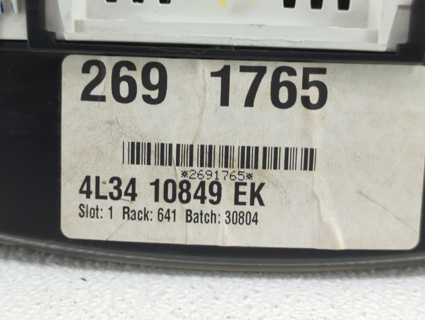 2017-2018 Hyundai Elantra Instrument Cluster Speedometer Gauges P/N:4L34 10849 EK 94001-F2060 Fits Fits 2017 2018 OEM Used A