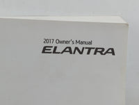 2017 Hyundai Elantra Owners Manual Book Guide OEM Used Auto Parts - Oemusedautoparts1.com