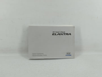 2017 Hyundai Elantra Owners Manual Book Guide OEM Used Auto Parts - Oemusedautoparts1.com