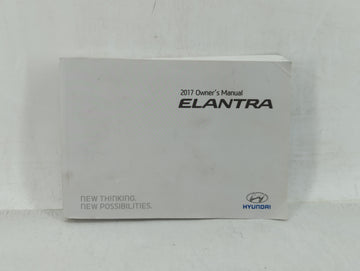 2017 Hyundai Elantra Owners Manual Book Guide OEM Used Auto Parts - Oemusedautoparts1.com