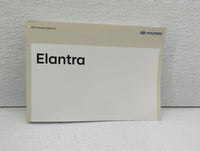 2017 Hyundai Elantra Owners Manual Book Guide OEM Used Auto Parts - Oemusedautoparts1.com