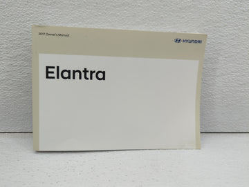 2017 Hyundai Elantra Owners Manual Book Guide OEM Used Auto Parts - Oemusedautoparts1.com