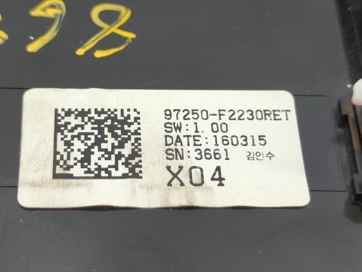 2017-2018 Hyundai Elantra Climate Control Module Temperature AC/Heater Replacement P/N:97250-F2230RET 97250-F2231RET Fits OE