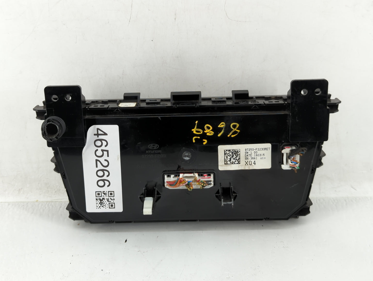 2017-2018 Hyundai Elantra Climate Control Module Temperature AC/Heater Replacement P/N:97250-F2230RET 97250-F2231RET Fits OE
