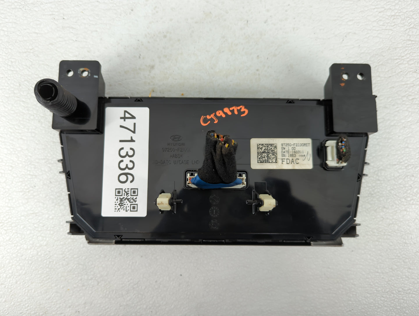 2017-2018 Hyundai Elantra Climate Control Module Temperature AC/Heater Replacement P/N:97250-F2230 Fits Fits 2017 2018 OEM U