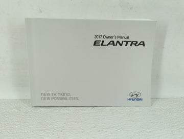 2017 Hyundai Elantra Owners Manual Book Guide OEM Used Auto Parts - Oemusedautoparts1.com