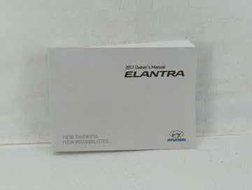 2017 Hyundai Elantra Owners Manual Book Guide OEM Used Auto Parts - Oemusedautoparts1.com
