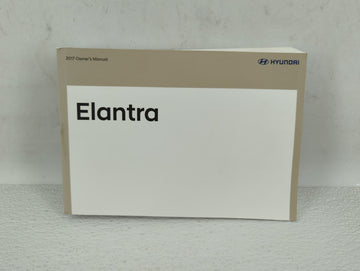 2017 Hyundai Elantra Owners Manual Book Guide OEM Used Auto Parts - Oemusedautoparts1.com