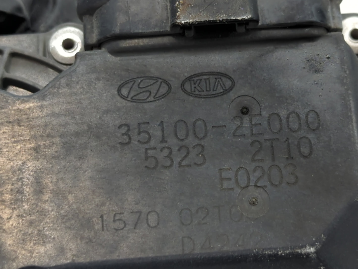 2011-2020 Hyundai Elantra Throttle Body P/N:35100-2E000 Fits Fits 2011 2012 2013 2014 2015 2016 2017 2018 2019 2020 2021 OEM