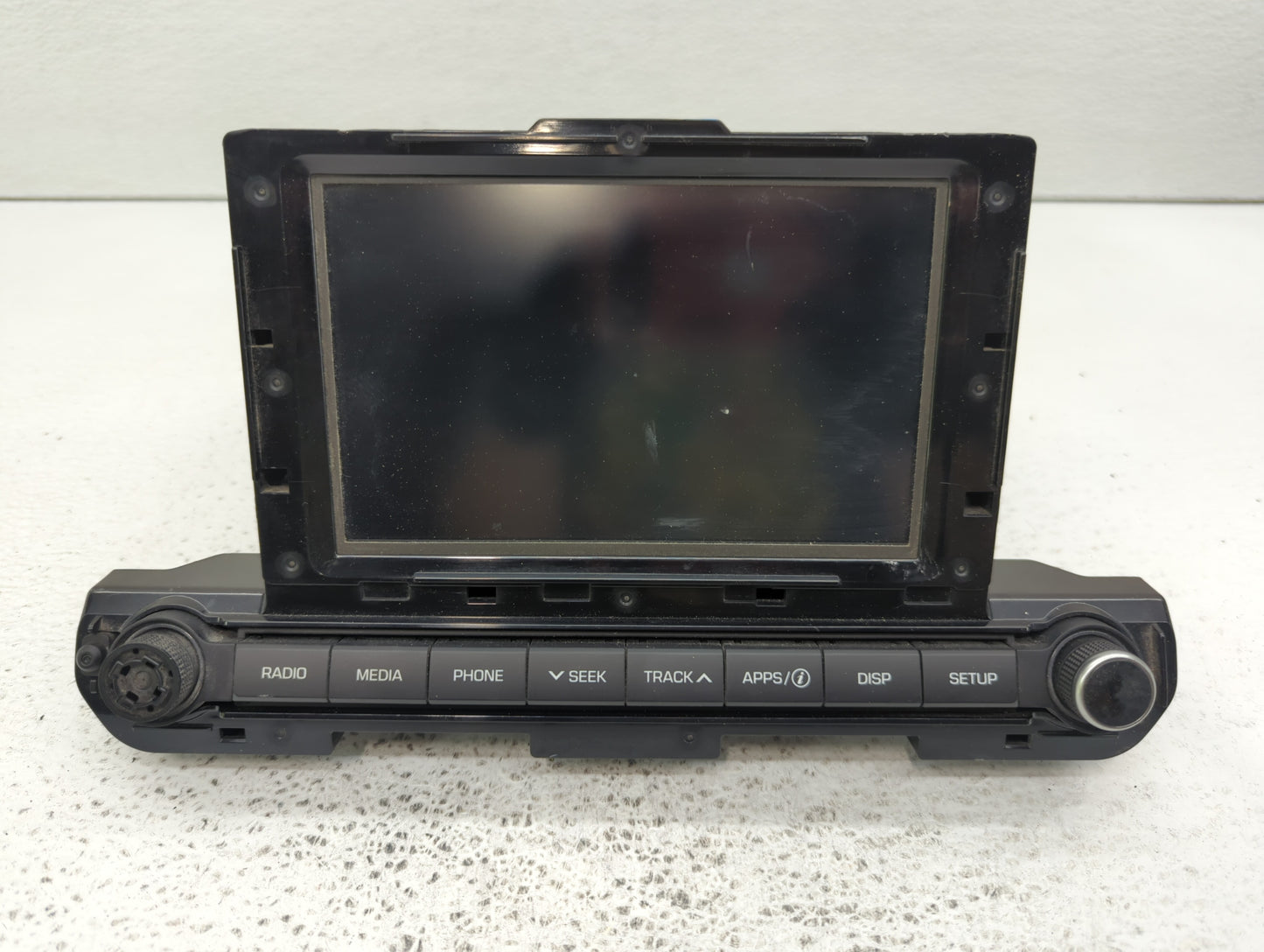 2017-2018 Hyundai Elantra Radio AM FM Cd Player Receiver Replacement P/N:96160-F2110UAT Fits Fits 2017 2018 OEM Used Auto Pa