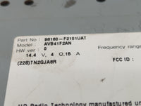 2017-2018 Hyundai Elantra Radio AM FM Cd Player Receiver Replacement P/N:96160-F2110UAT Fits Fits 2017 2018 OEM Used Auto Pa
