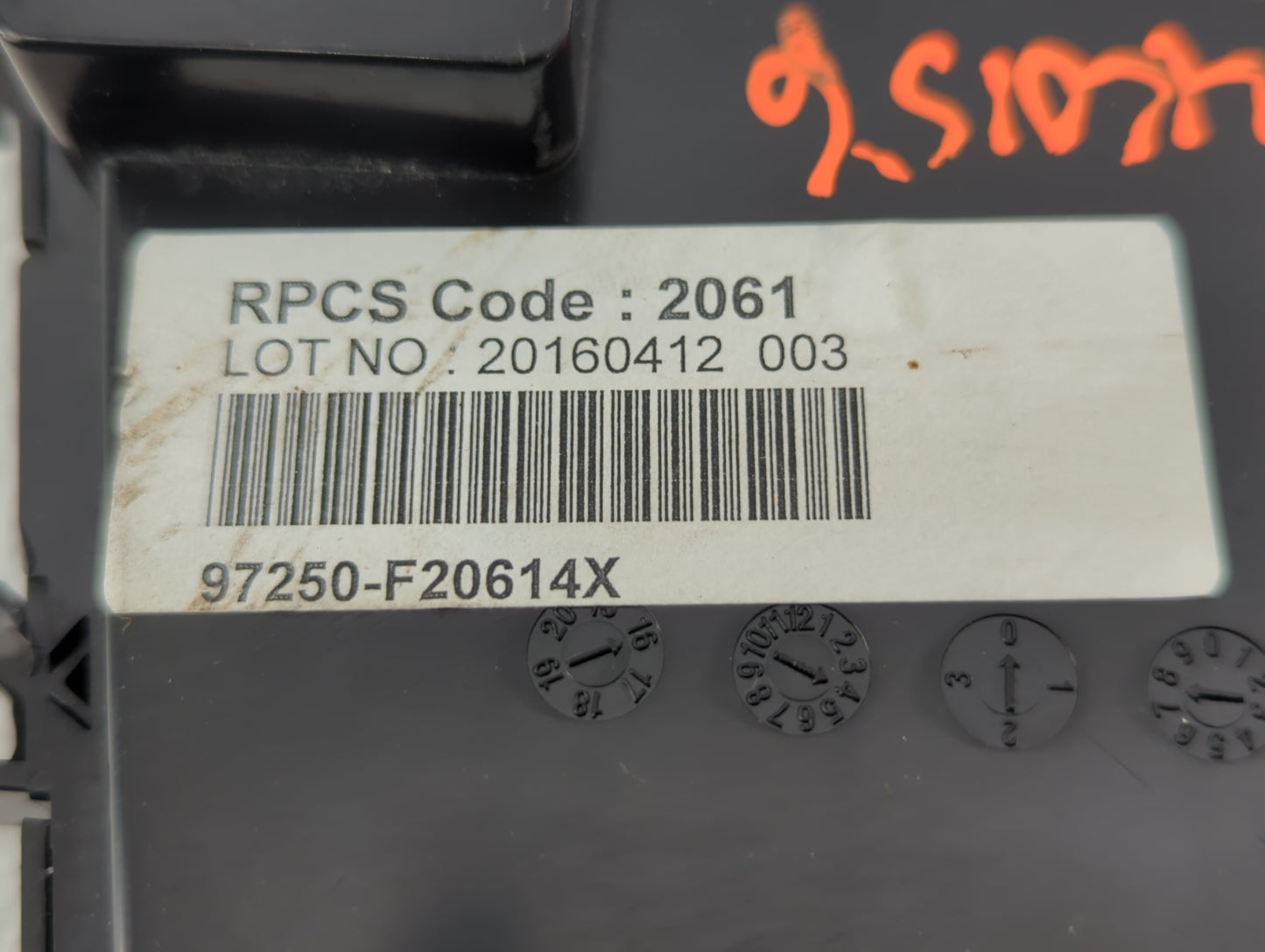 2017-2018 Hyundai Elantra Climate Control Module Temperature AC/Heater Replacement P/N:97250-F20614X 97250-F2230RET Fits OEM