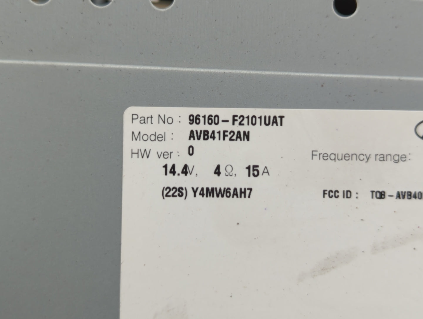 2017-2018 Hyundai Elantra Am Fm Cd Player Radio Receiver - Oemusedautoparts1.com
