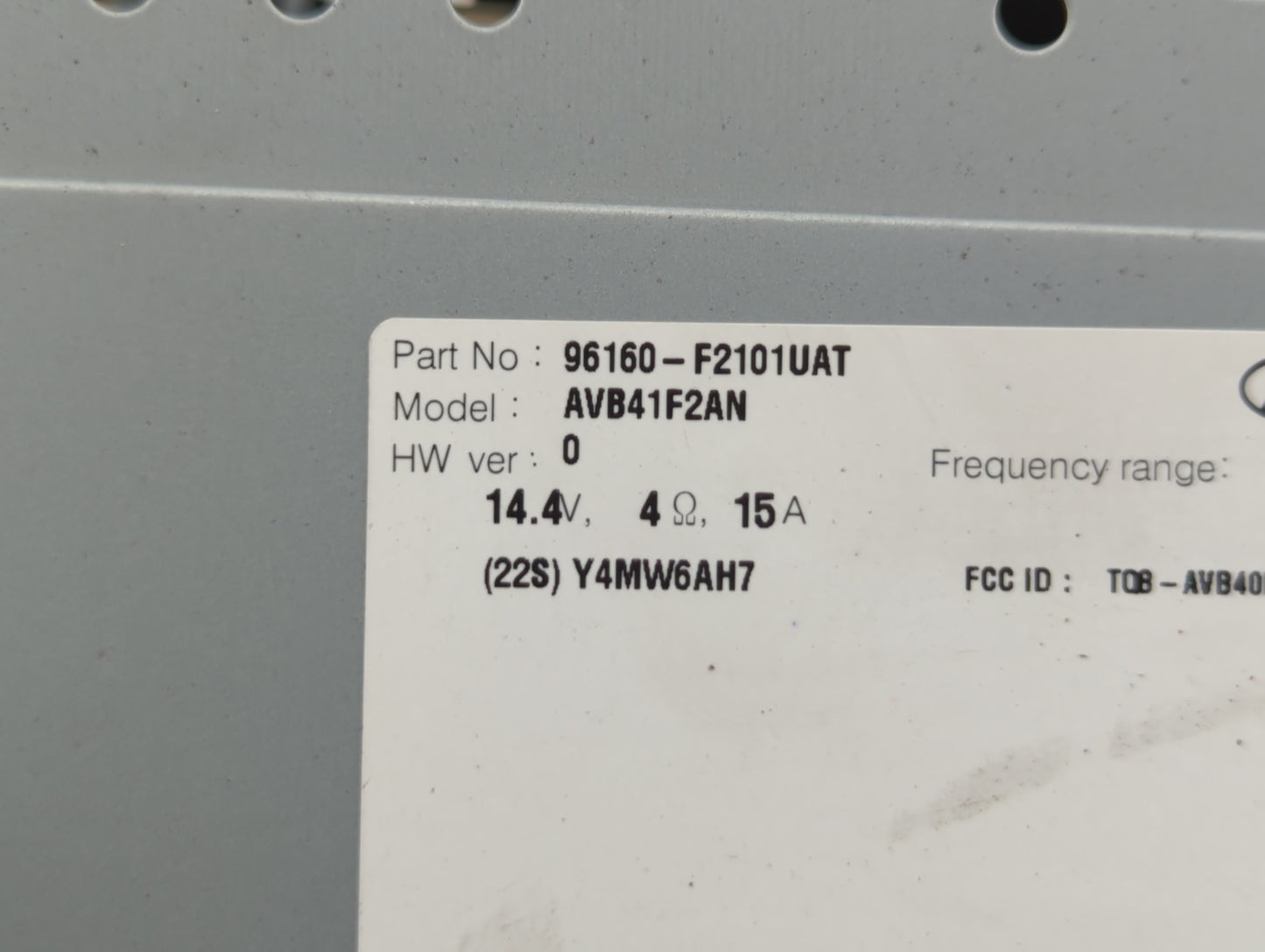 2017-2018 Hyundai Elantra Am Fm Cd Player Radio Receiver - Oemusedautoparts1.com