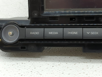 2017-2018 Hyundai Elantra Radio AM FM Cd Player Receiver Replacement P/N:96160-F2101UAT Fits Fits 2017 2018 OEM Used Auto Parts