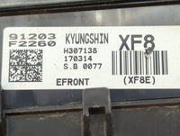 2017 Hyundai Elantra Fusebox Fuse Box Panel Relay Module P/N:91203F2260 1512120545, 91203F2050B Fits OEM Used Auto Parts - O