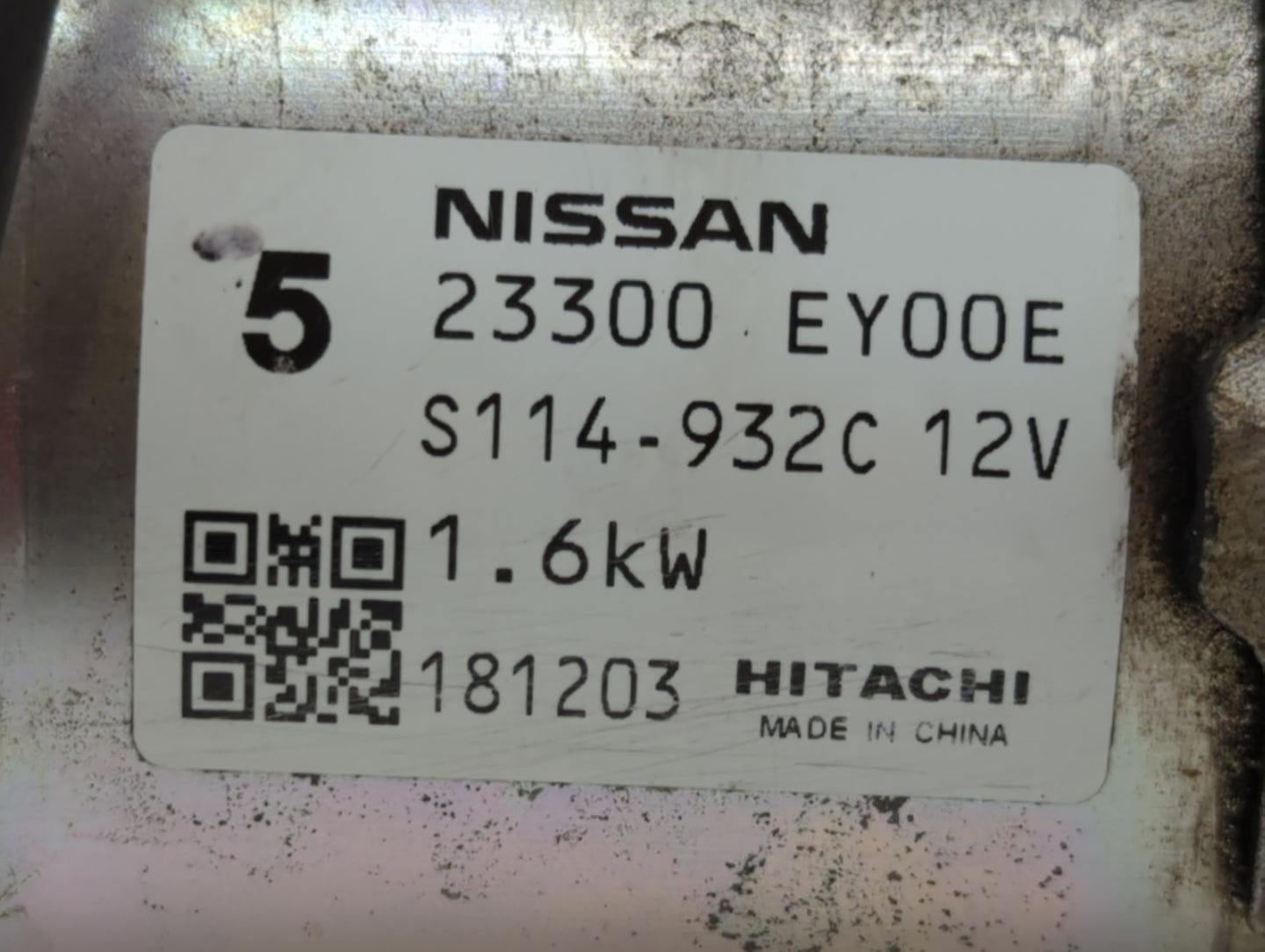2016-2018 Hyundai Elantra Car Starter Motor Solenoid OEM P/N:23300 EY00E Fits Fits 2016 2017 2018 OEM Used Auto Parts - Oemu