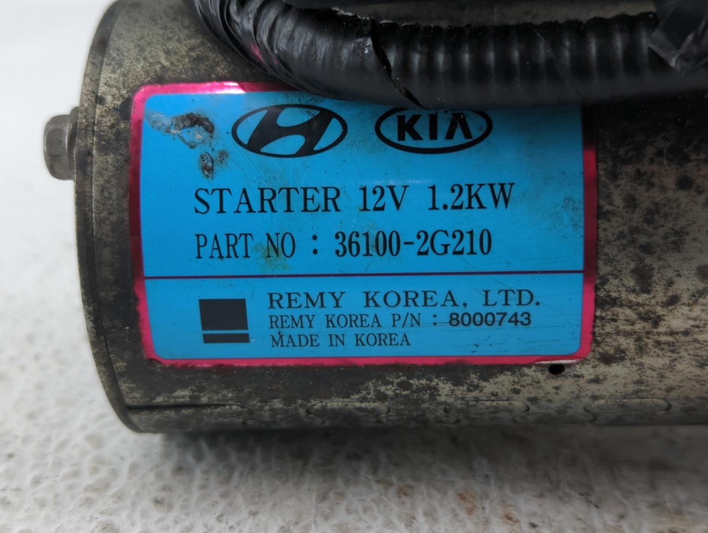2014-2020 Hyundai Elantra Car Starter Motor Solenoid OEM P/N:36100-2G210 438000-6060 Fits Fits 2014 2015 2016 2017 2018 2019