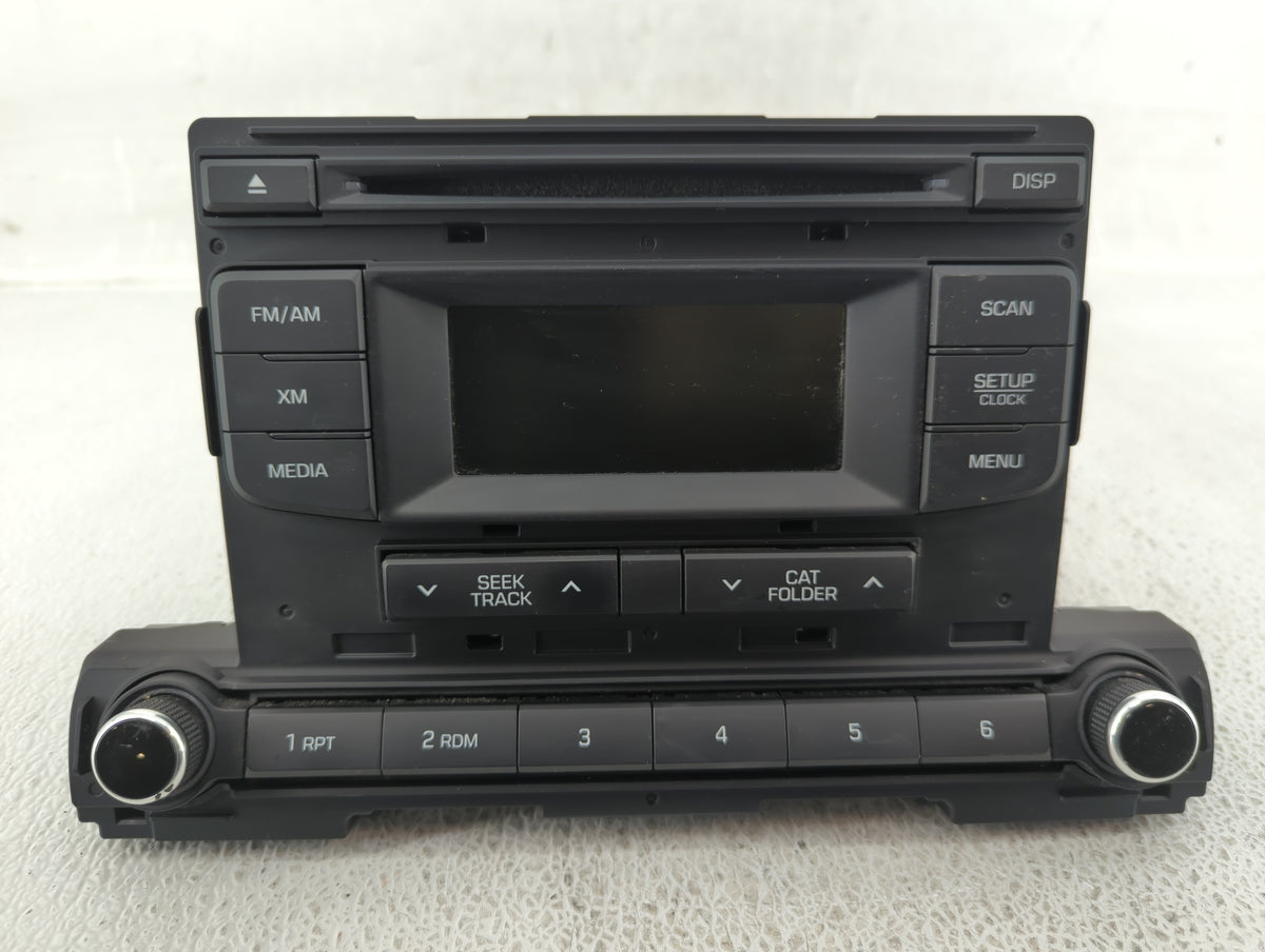 2017-2018 Hyundai Elantra Am Fm Cd Player Radio Receiver 539030 - Oemusedautoparts1.com