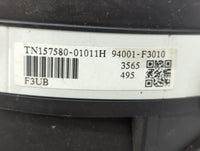 2017-2018 Hyundai Elantra Instrument Cluster Speedometer Gauges P/N:94011-F3010 Fits Fits 2017 2018 OEM Used Auto Parts - Oe
