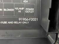2017 Hyundai Elantra Fusebox Fuse Box Panel Relay Module P/N:91956-F2021 Fits OEM Used Auto Parts - Oemusedautoparts1.com