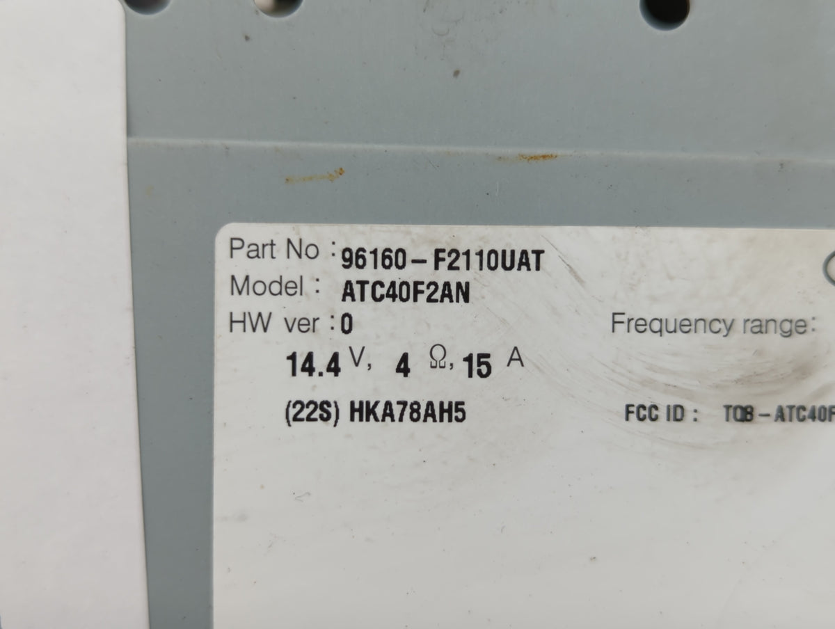 2017-2018 Hyundai Elantra Am Fm Cd Player Radio Receiver 548966 - Oemusedautoparts1.com