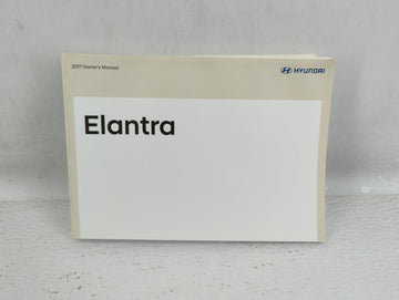 2017 Hyundai Elantra Owners Manual Book Guide OEM Used Auto Parts - Oemusedautoparts1.com