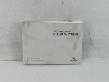 2017 Hyundai Elantra Owners Manual Book Guide P/N:HF20-EU63F OEM Used Auto Parts - Oemusedautoparts1.com