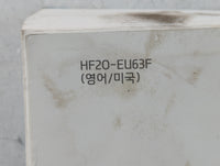 2017 Hyundai Elantra Owners Manual Book Guide P/N:HF20-EU63F OEM Used Auto Parts - Oemusedautoparts1.com