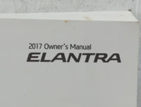 2017 Hyundai Elantra Owners Manual Book Guide P/N:HF30-EU67G OEM Used Auto Parts - Oemusedautoparts1.com