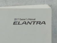 2017 Hyundai Elantra Owners Manual Book Guide P/N:HF20-EU5DC OEM Used Auto Parts - Oemusedautoparts1.com