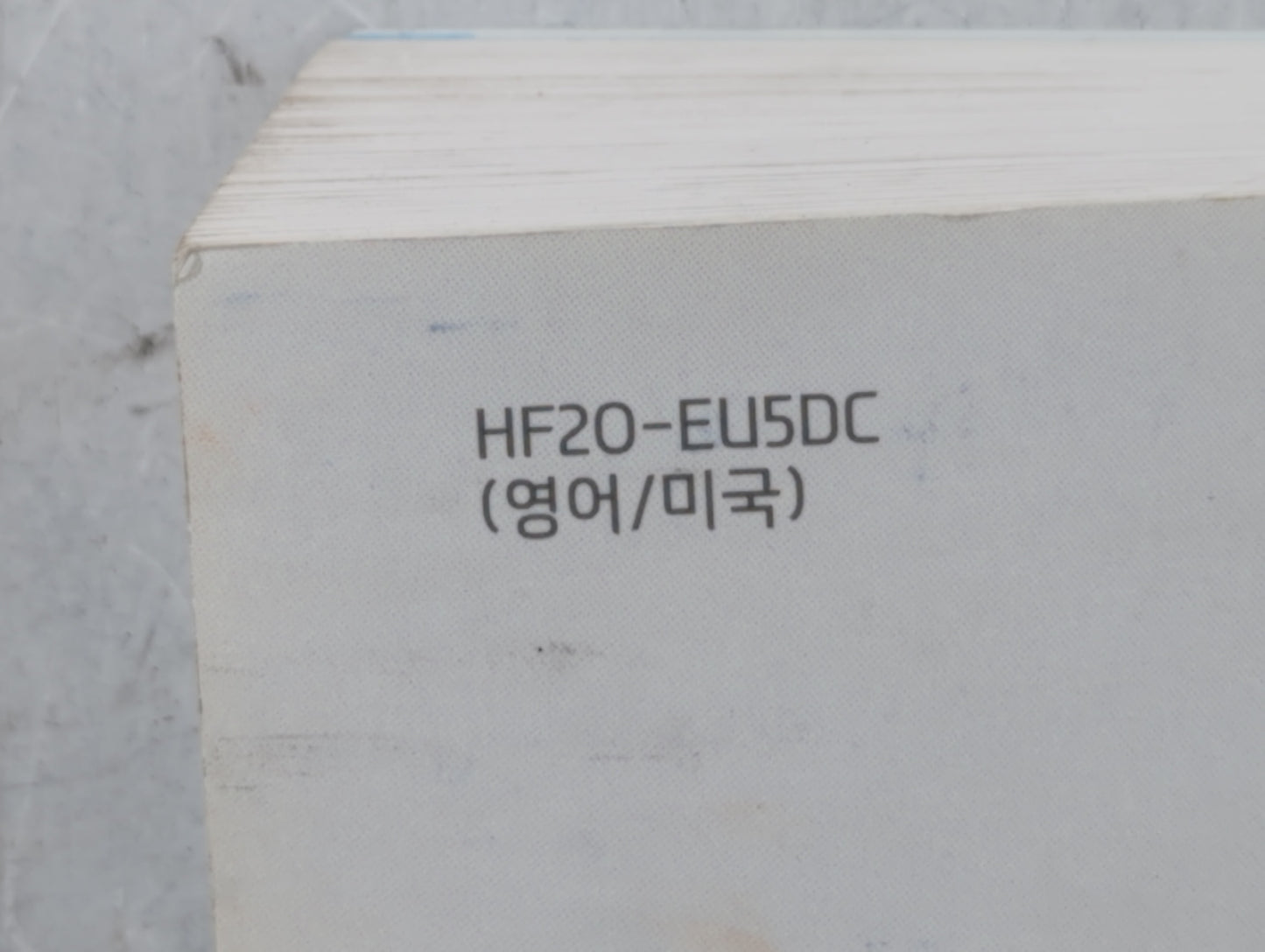 2017 Hyundai Elantra Owners Manual Book Guide P/N:HF20-EU5DC OEM Used Auto Parts - Oemusedautoparts1.com