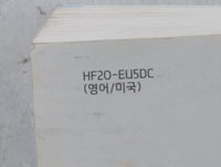 2017 Hyundai Elantra Owners Manual Book Guide P/N:HF20-EU5DC OEM Used Auto Parts - Oemusedautoparts1.com