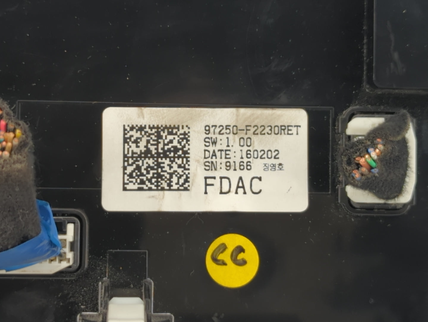 2017-2018 Hyundai Elantra Climate Control Module Temperature AC/Heater Replacement P/N:97250-F2230RET Fits Fits 2017 2018 OE