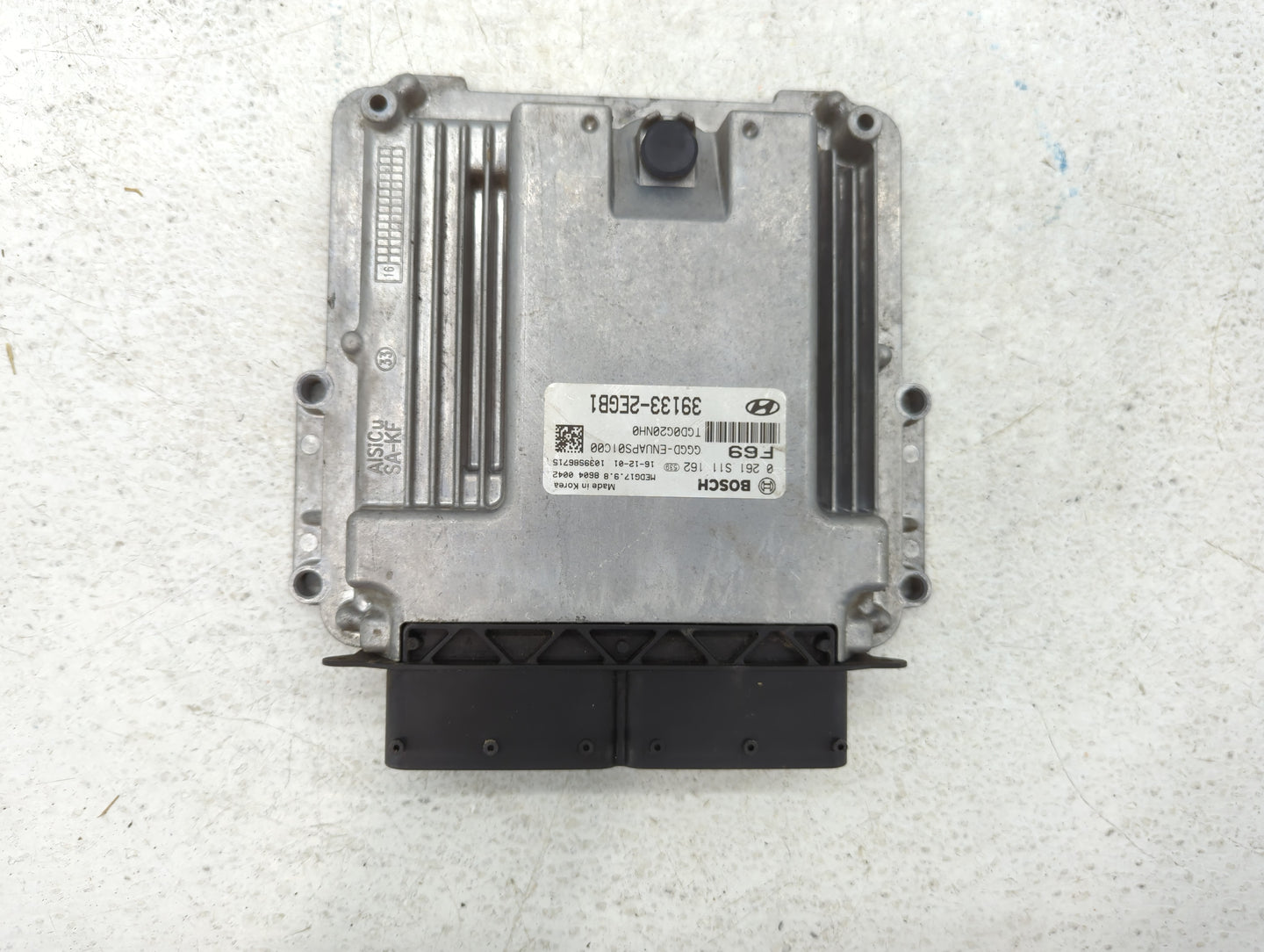 2016-2017 Hyundai Elantra PCM Engine Control Computer ECU ECM PCU OEM P/N:39133-2EGB1 Fits Fits 2016 2017 OEM Used Auto Part