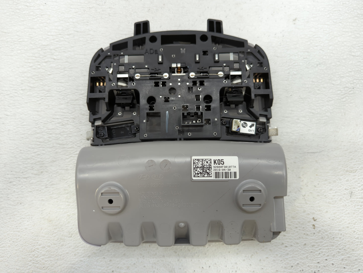 2017 Hyundai Elantra Overhead Roof Console - Oemusedautoparts1.com